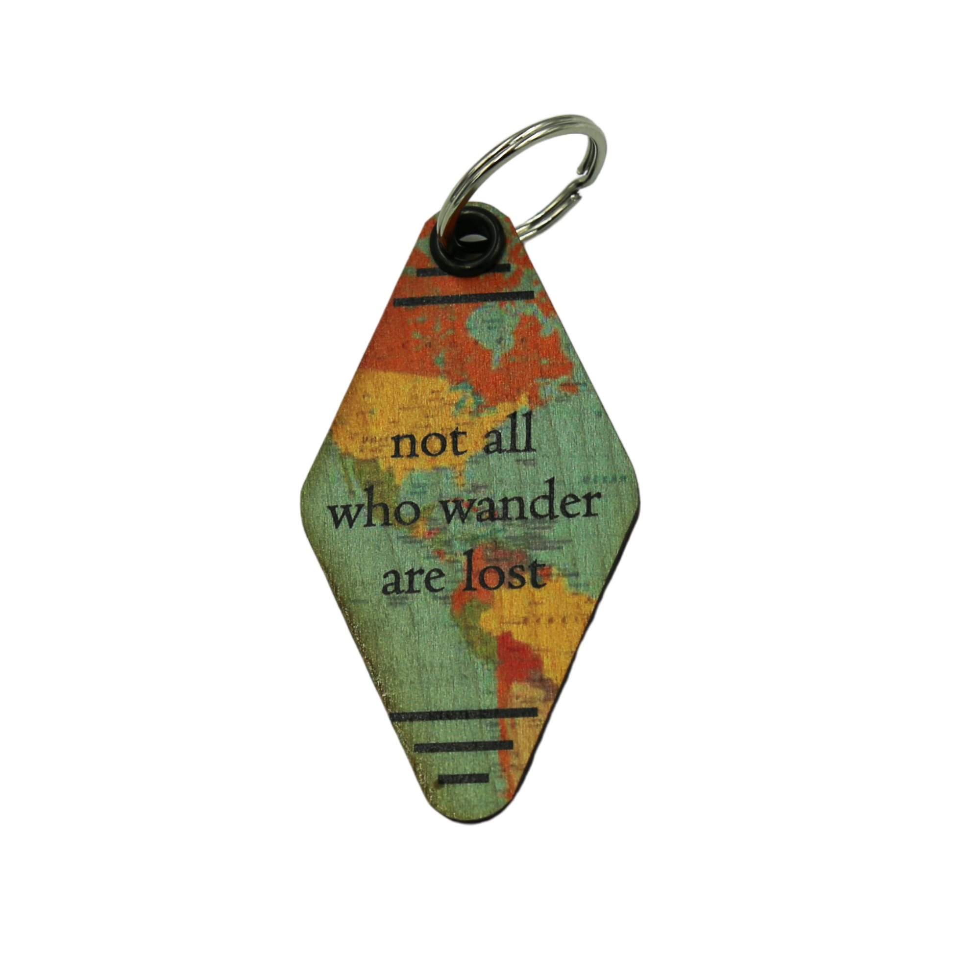 Travel Keychain - Not all who wander are lost