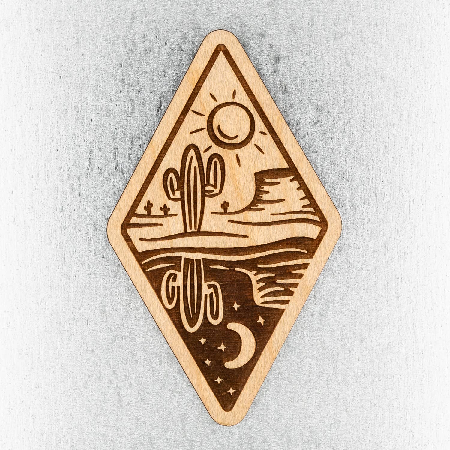 Day and Night Desert Magnet
