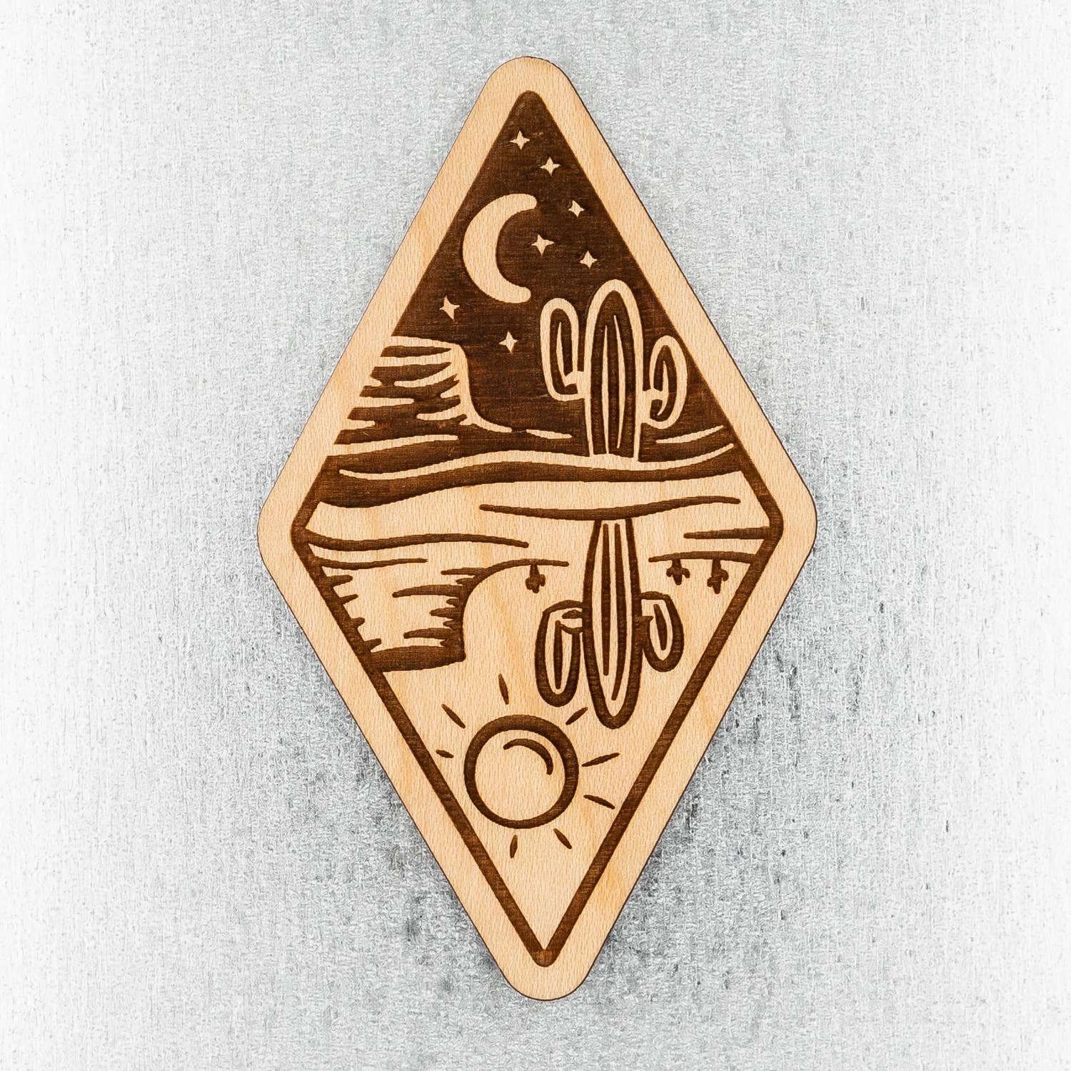Day and Night Desert Magnet
