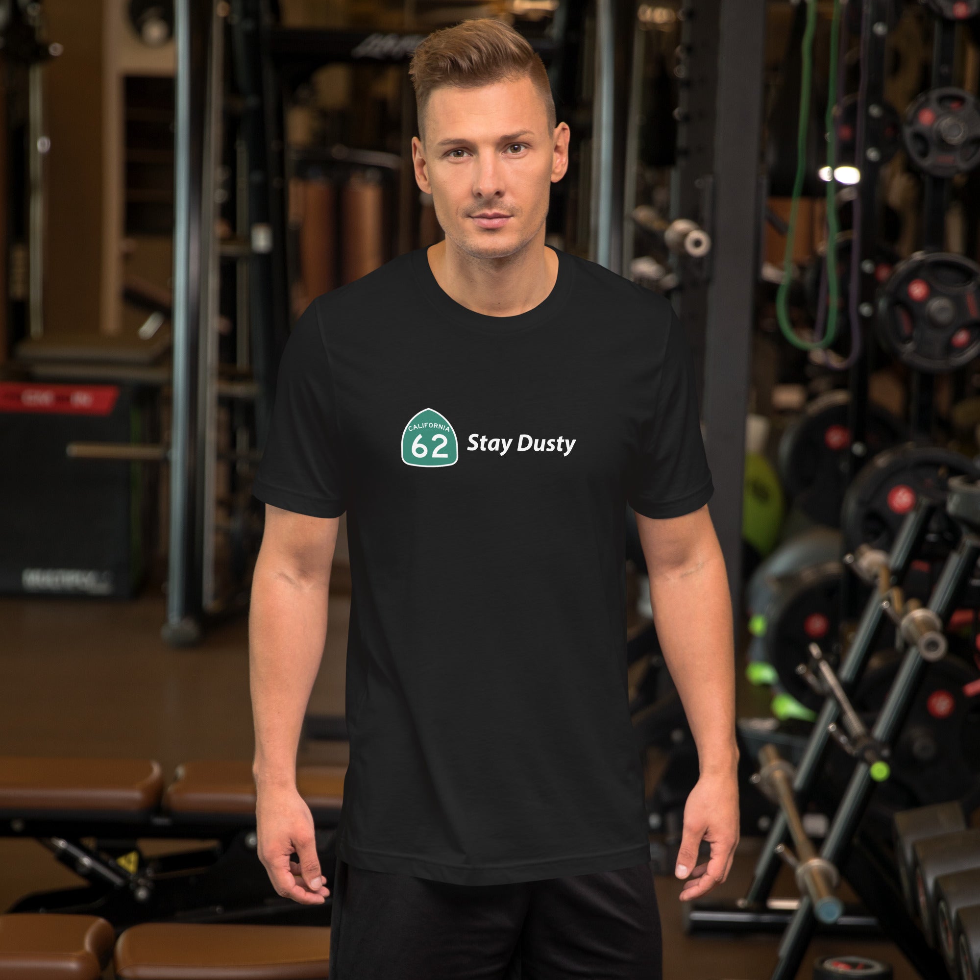 HWY 62_STAY DUSTY Unisex t-shirt